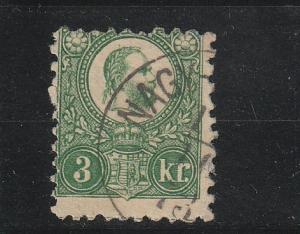 Hungary  Scott#  8  Used