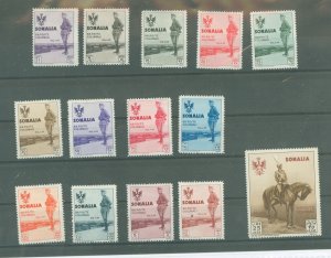 Somalia (Italian Somaliland) #B38-B51  Single (Complete Set)