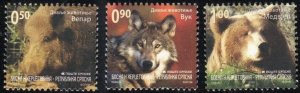 Bosnia and Herzegovina 393-95 - Mint-NH - Mammals (Short) (2010) (cv $3.80)