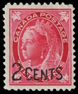 Canada - Scott 87 - Mint-Hinged - Missing Perforation Tooth