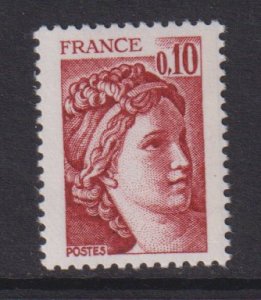 France  #1563  MNH  1978   Sabine  10c