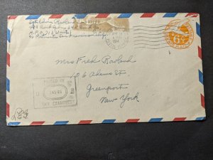 APO 713 LAE, NEW GUINEA Censored WWII Army Cover 499 BOMB Sqdn, 345th Group