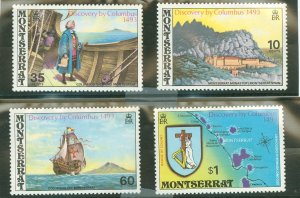 Montserrat #292-295 Mint (NH) Single (Complete Set)