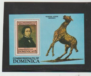 Dominica Scott #863 - MNH  1984 - Horse S/S -