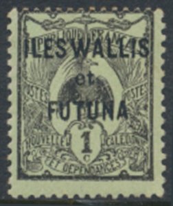 Wallis and Futuna  New Caledonia overprint   MH SC# 1  see details / scans 