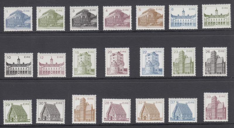 Ireland    #537-52, 638-42   mnh      cat $27.45