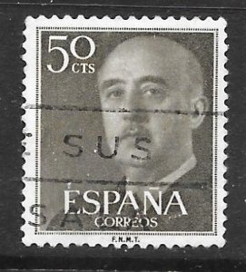 Spain 821: 50c Franco, used, F-VF