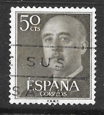Spain 821: 50c Franco, used, F-VF