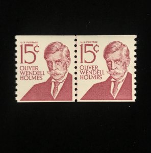 1305Ei Line Pair, MNH, dull gum, Type II