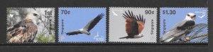 BIRDS - SINGAPORE #1796-99 EAGLES & KITES MNH