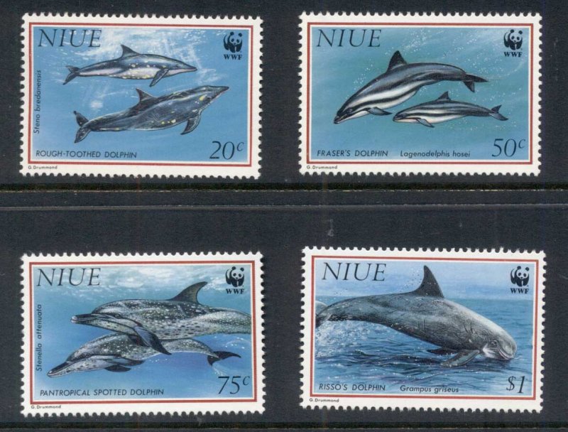 Niue 1993 WWF Marine Life, Dolphin MUH