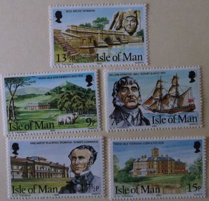 Great Britain Isle of Mann 177-81 Cat $2.05 MNH  Full Set Ship Topical