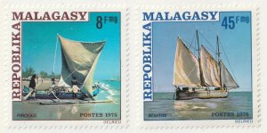 Malagasy Republic      541 - 542        MNH OG