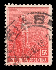 ARGENTINA STAMP 1911. SCOTT # 177. USED.