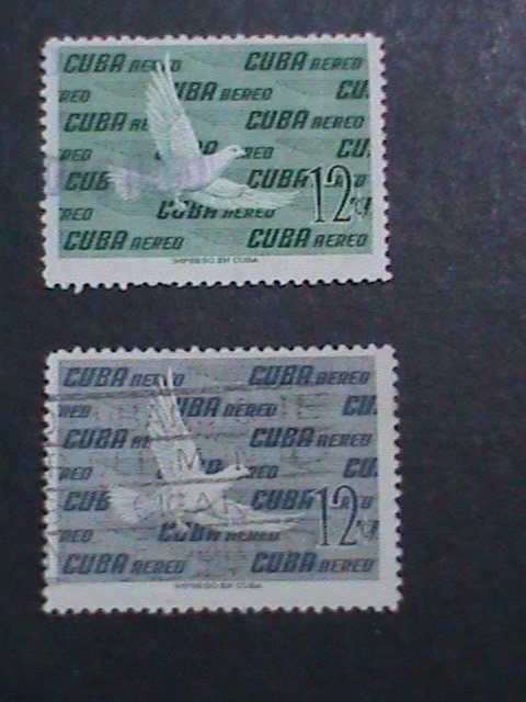 CUBA-AIR MAILS- BIRDS- VERY OLD USED CUBA-STAMP-VF  WE SHIP TO WORLD WIDE