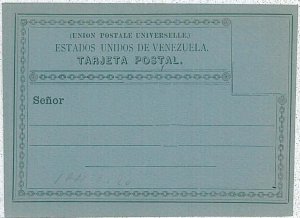30829 -VENEZUELA - POSTAL STATIONERY : FORMULAR CARD #2 