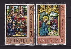 Antigua 224-225 MNH Christmas (D)