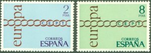 SPAIN 1675-6 MNH BIN $0.75