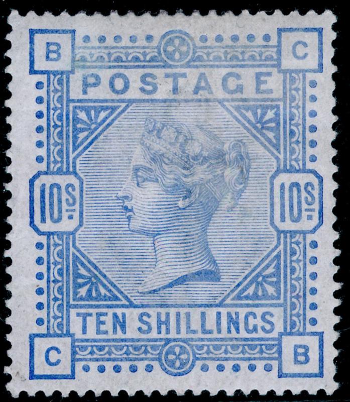 SG183, SCARCE 10s ultramarine, M MINT. Cat £2250. CB