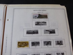 South West Africa 1923-1986 Stamp Collection on Album Pages