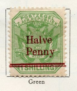 Transvaal 1895 Early Issue Fine Mint Hinged 1/2d. Surcharged NW-174616