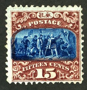 U.S. #119 MINT WITH PF CERT