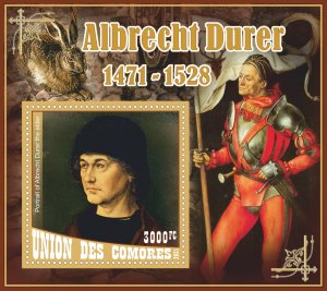 Stamps. Art, painting, Albrecht Durer 2021 8 sheets perforated ** MNH