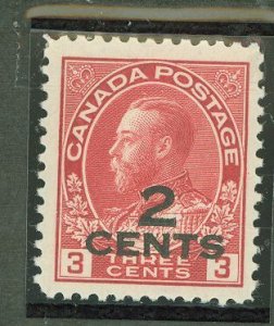 Canada #140 Unused Single