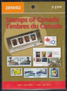 Canada Mint Never Hinged April-June 2010 New Issue Stamps