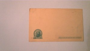 US MIS CUT POSTAL CARD MINT ENTIRE