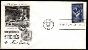 #1090 Steel Industry  FDC  (Artcraft)