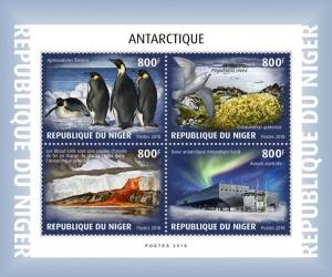 NIGER - 2018 - Antarctica - Perf 4v Sheet - M N H