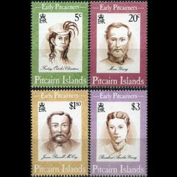 PITCAIRN 1994 - Scott# 399-402 Famous Persons Set of 4 NH