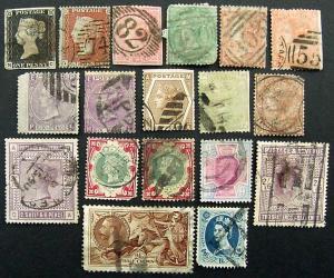 Great Britain, Group of Seconds and Faulty Stamps, CV$2206