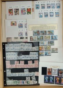 WORLD Collection MNH MH Used MNG Early Middle Modern sheets (2000 stamps)