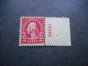 # 554 F-VFNH Plate # Single....Bargain Day