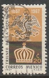 MEXICO 980 Centenary Victory over the Maximilian Empire USED. VF. (1218)