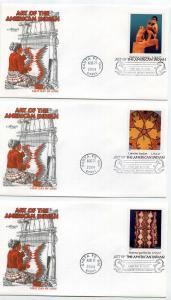 3873a-j Art of the American Indian set of 10 Artmaster FDCs