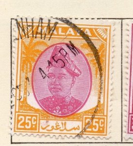 Malaya Selangor 1949-52 Early Issue Fine Used 25c. 205500