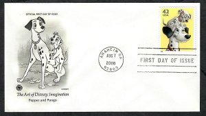 4342 Pepper and Pongo Unaddressed PCS FDC