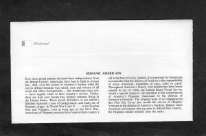 2103 Hispanic Americans, FDC Fleetwood