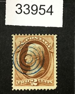 MOMEN: US STAMPS #146 USED LOT #33954