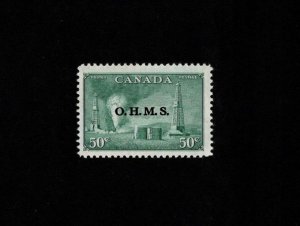 Canada Mint NH 50c Scott #O11 1949-50 Overprinted Official Oil Wells Stamp