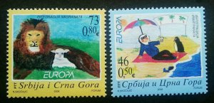 Serbia Montenegro Integration Of Immigration 2006 Lion Beach Penguin (stamp) MNH