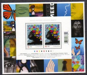 Canada - #B17 Mental Health Souvenir Sheet