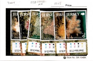 Jersey, Postage Stamp, #1138-1143 Mint NH, 2004 Coral (AB)