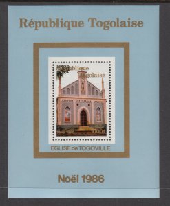 Togo 1414 Christmas Souvenir Sheet MNH VF