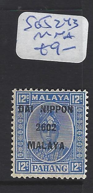 MALAYA JAPANESE OCCUPATION  PAHANG  (P0509B) DN 12C SG J243  MNH