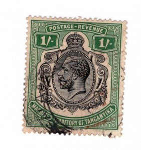 Tanganyika #23 Used Stamp - CAT VALUE $12.50