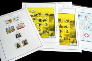 COLOR PRINTED BELGIUM 2011-2020 STAMP ALBUM PAGES (145 illustrated pages)